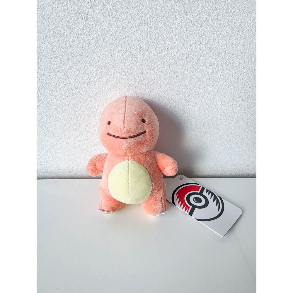 Pokemon Center Ditto as Charmander Plush Ditto Transform Series New with Tags